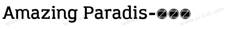 Amazing Paradis字体转换